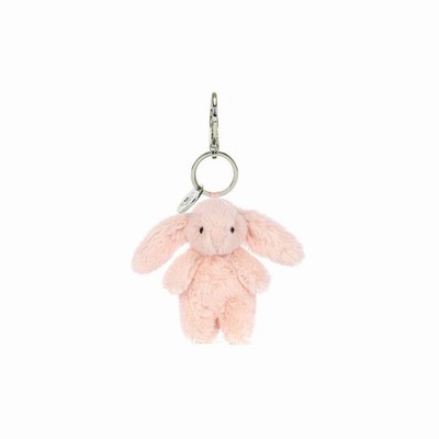 Jellycat Bashful Bunny Blush Bag Charm New Zealand | SNJIY5013